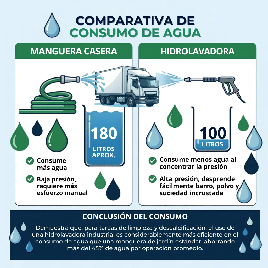 lavado en agua